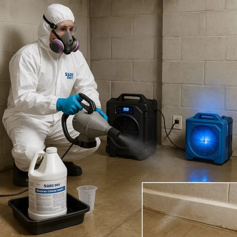 Sanitization and Odor Removal process in Petersburg, MI